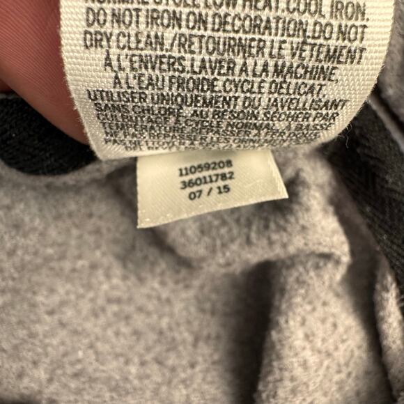 VS Pink OSU Oregon State Beavers Sequin Bling Half-Zip Gray Hoodie Sz XS - Picture 7 of 9